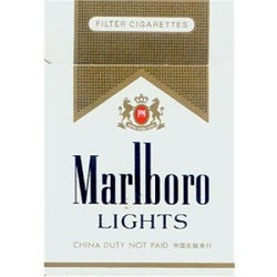 Marlboro Gold / Lights Box - Beernow.us - Ross Beverage