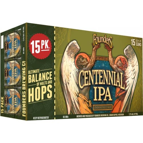 Founders - Centennial ipa 15 pk - Beernow.us - Ross Beverage