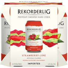 Rekorderlig - Strawberry Lime 4-pk - Beernow.us - Ross Beverage